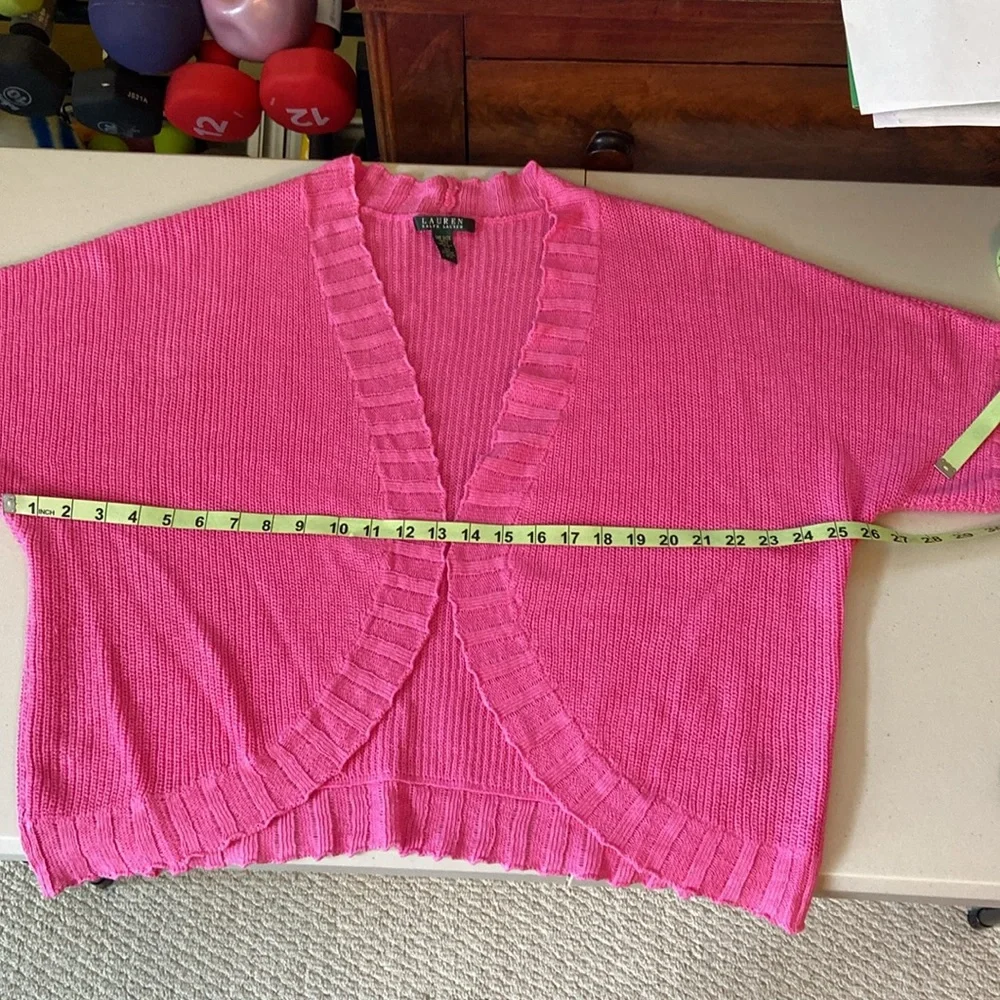 Lauren Ralph Lauren Pink Cocoon Sweater - Picture 4 of 8